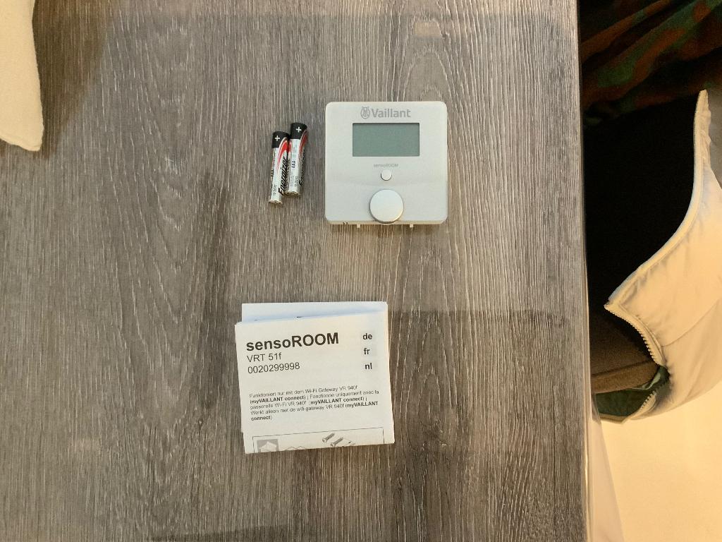 Vaillant draadloze thermostaat, Doe-het-zelf en Bouw, Ophalen of Verzenden, Slimme thermostaat, Zo goed als nieuw