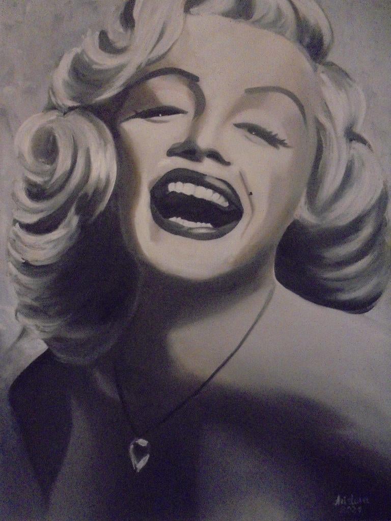 peintures à l'huile classiques de Marilyn Monroe (2 œuvres), Antiquités & Art, Enlèvement ou Envoi