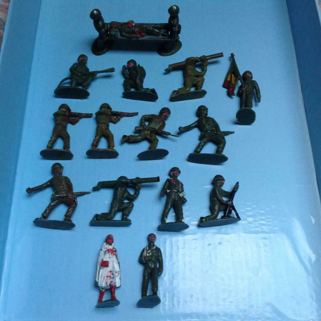 Soldat armee américain 1970, Collections, Statues & Figurines, Enlèvement ou Envoi, Utilisé, Humain