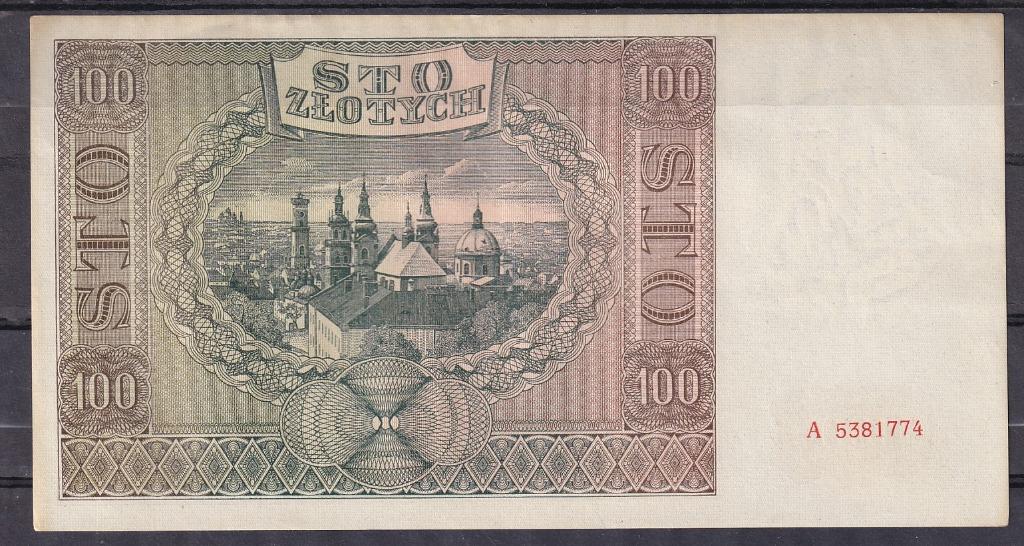 Pologne 100 zloty 1941 AU, Enlèvement ou Envoi, Pologne, Billets en vrac