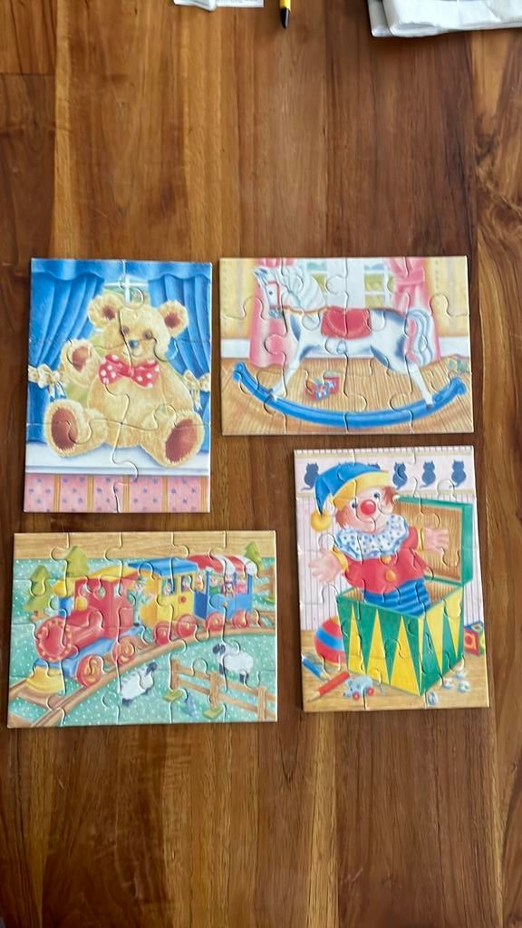 Kinderpuzzels  van 6 - 12 - 15 - 20 stuks, Ophalen of Verzenden, Gebruikt