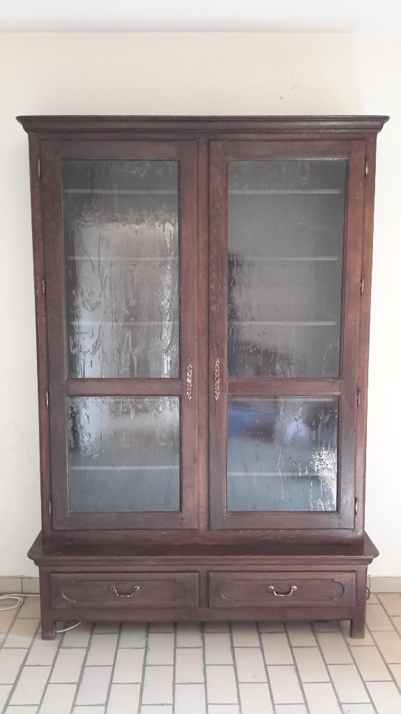 Boekenkast, Ophalen, Glas, Gebruikt, 200 cm of meer