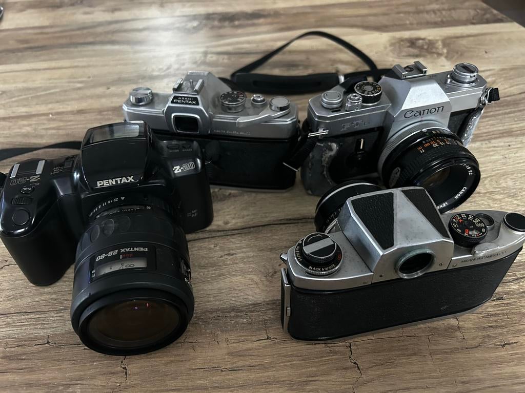 Antieke camera’s, Ophalen