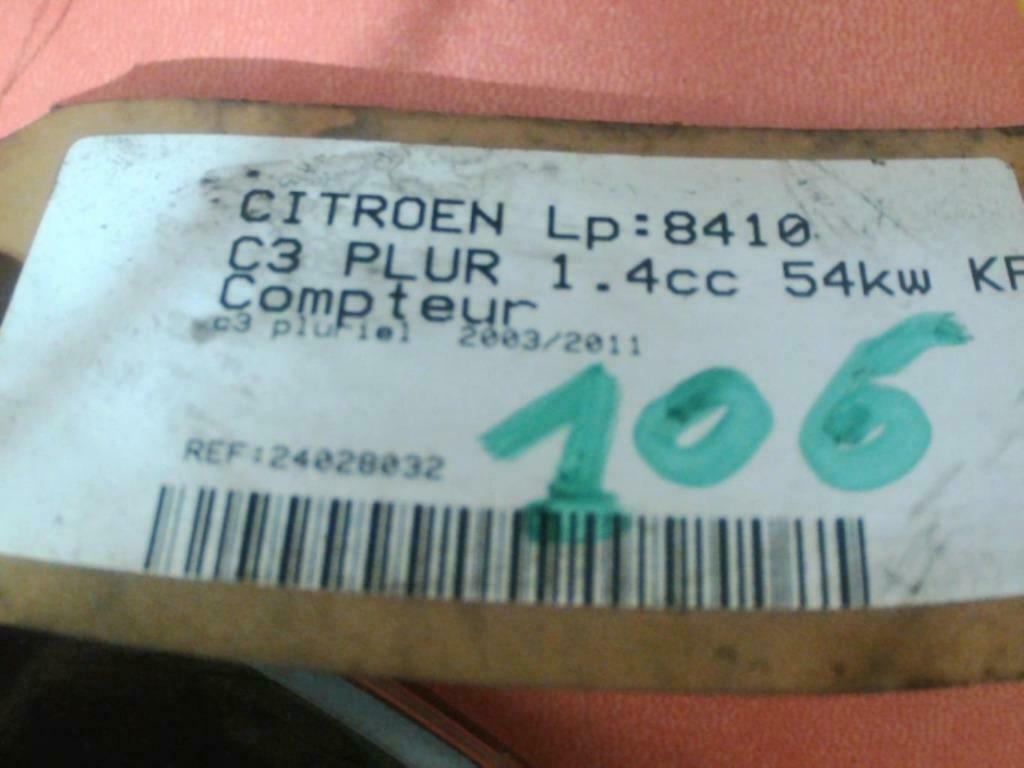 Compteur Citroën C3 2003-2008  9652008280 (106), Ophalen of Verzenden, Gebruikt, Citroën