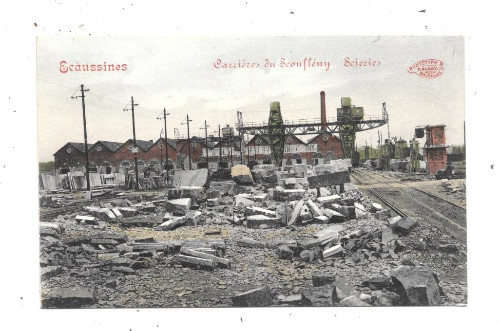 Ecaussinnes NA62: Carrières Scouflény. Scieries, Collections, Envoi, Avant 1920, Non affranchie, Hainaut