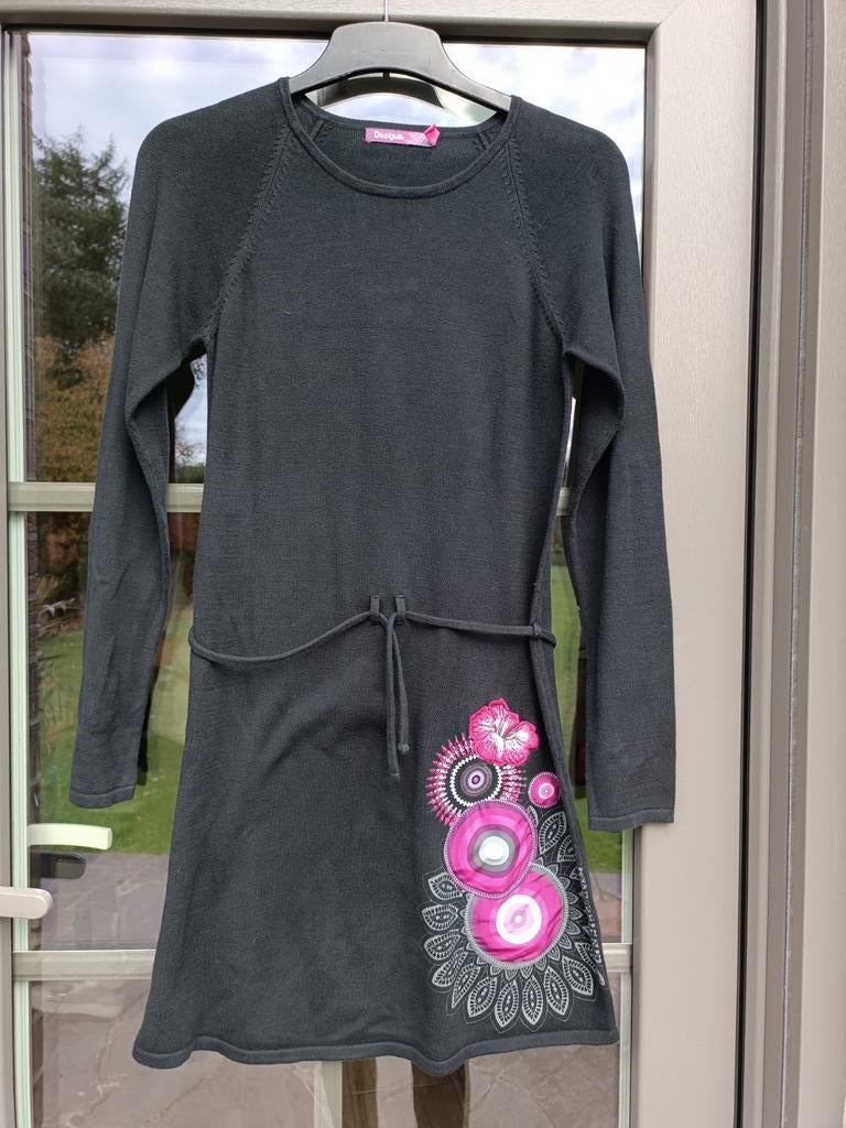 Robe fille noire Desigual, Enfants & Bébés, Enlèvement ou Envoi, Utilisé, Fille