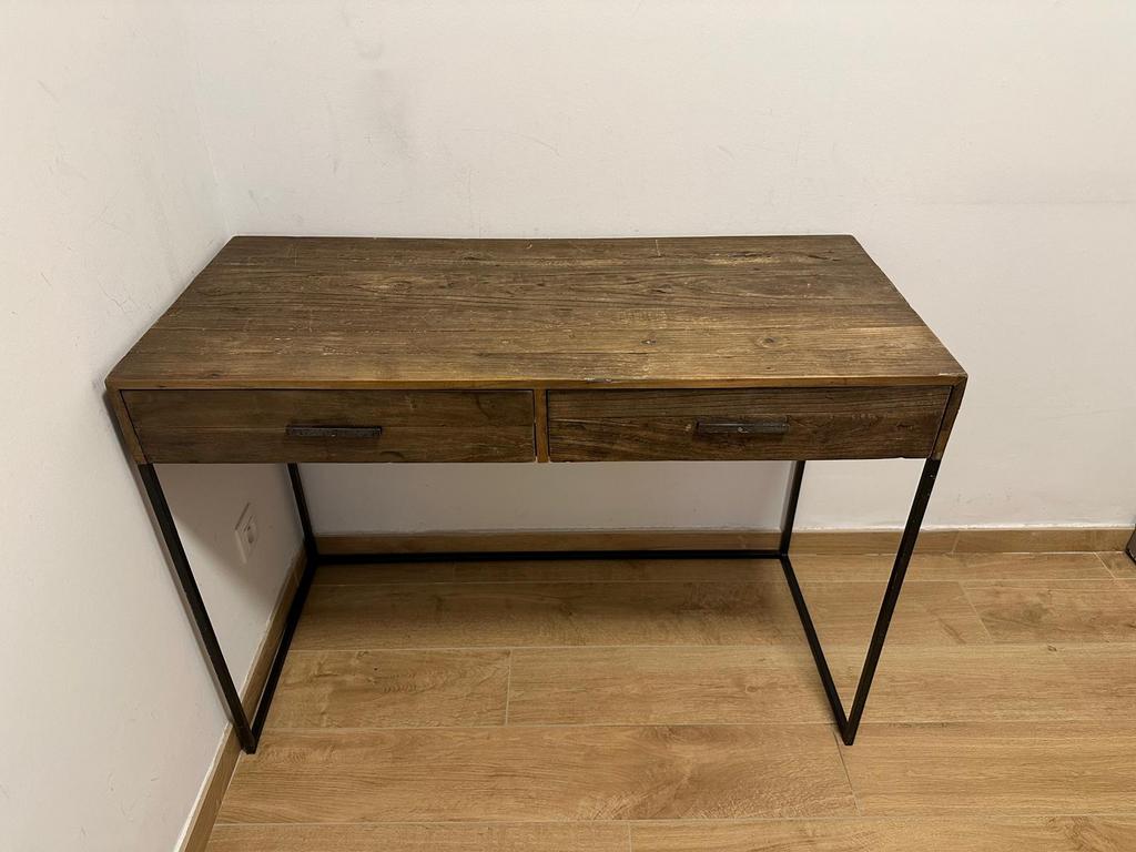 Table de bureau/de hall, Maison & Meubles, 100 à 150 cm, 25 à 50 cm, Industrieel/landelijk, Comme neuf