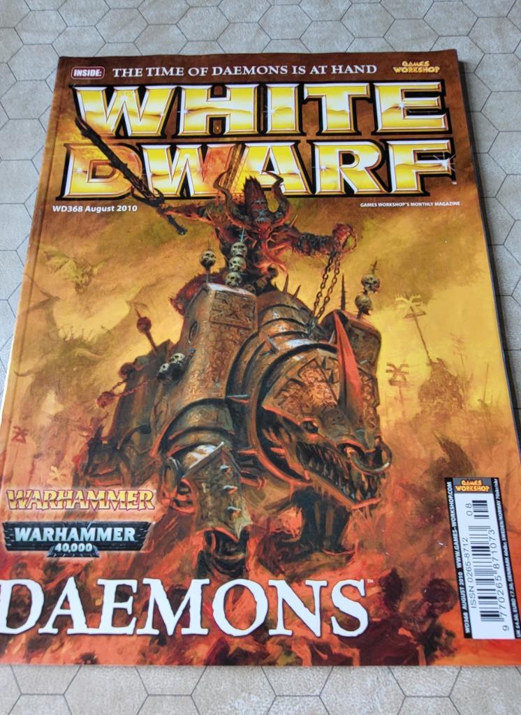 White Dwarf 368 Warhammer Fantasy Battle Daemons, Enlèvement ou Envoi, Comme neuf, Warhammer, Livre ou Catalogue
