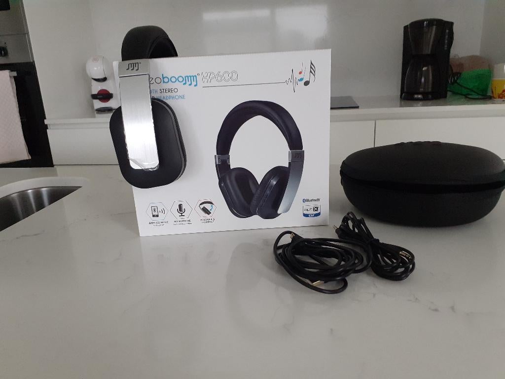koptelefoon Stereoboomm HP600, Nieuw, Op oor (supra aural), Draadloos, Ophalen