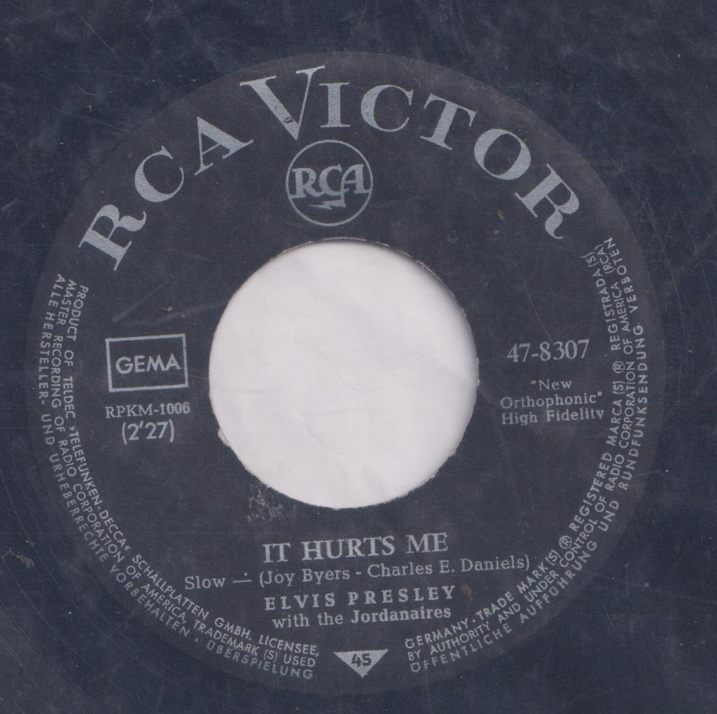 Elvis Presley – It hurts me / Kissin’ coussins - Single, Enlèvement ou Envoi, Utilisé, Pop