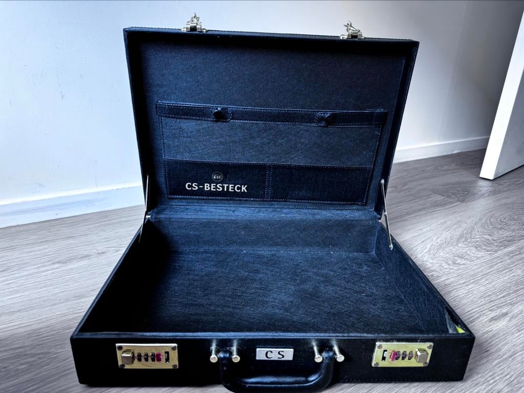 Mallette CS-Besteck vide avec bacs pour couverts, Enlèvement ou Envoi, Comme neuf