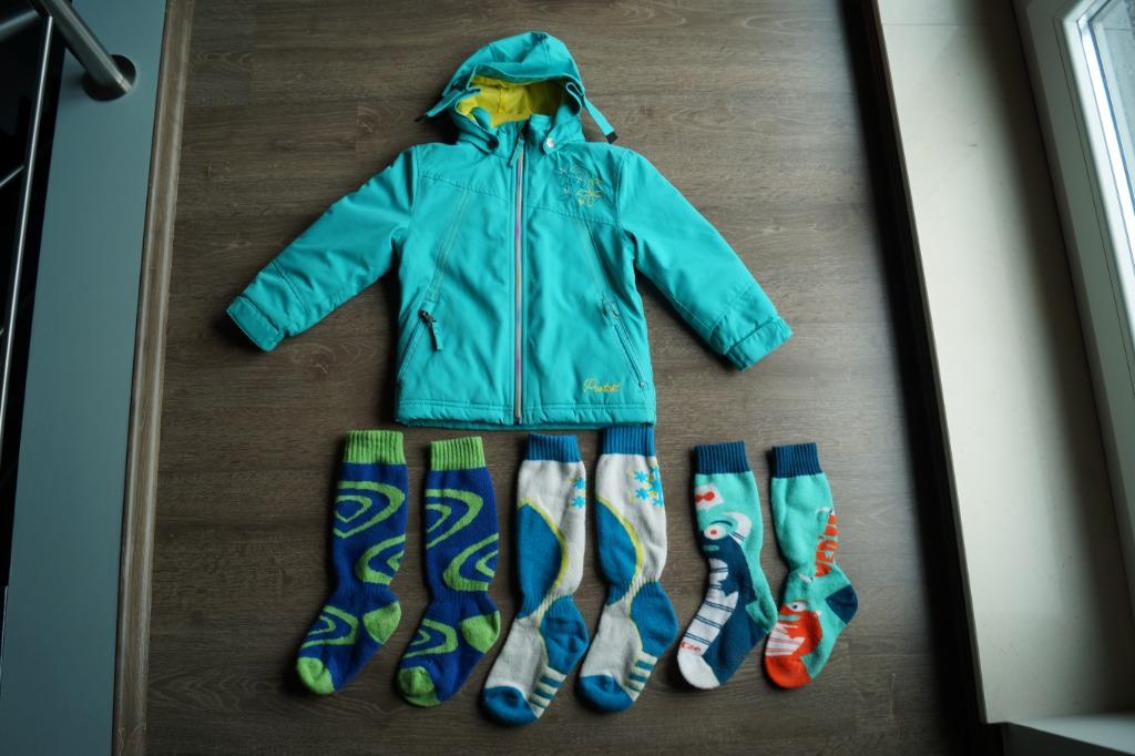 skijas protest maat 104 + 3 paar skisokken + 2 thermoschirts, Protest, Ophalen of Verzenden, Zo goed als nieuw, Kleding