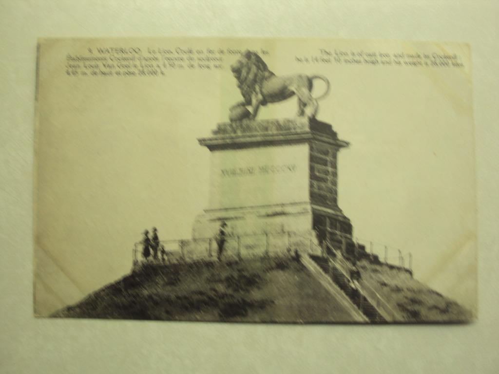 55488.-.WATERLOO.-.LE.LION, Envoi