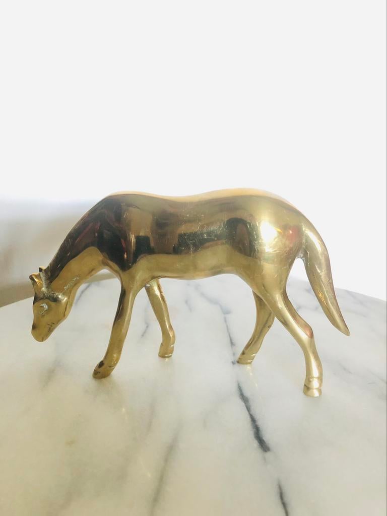 Vintage - Messing Paard, Ophalen of Verzenden