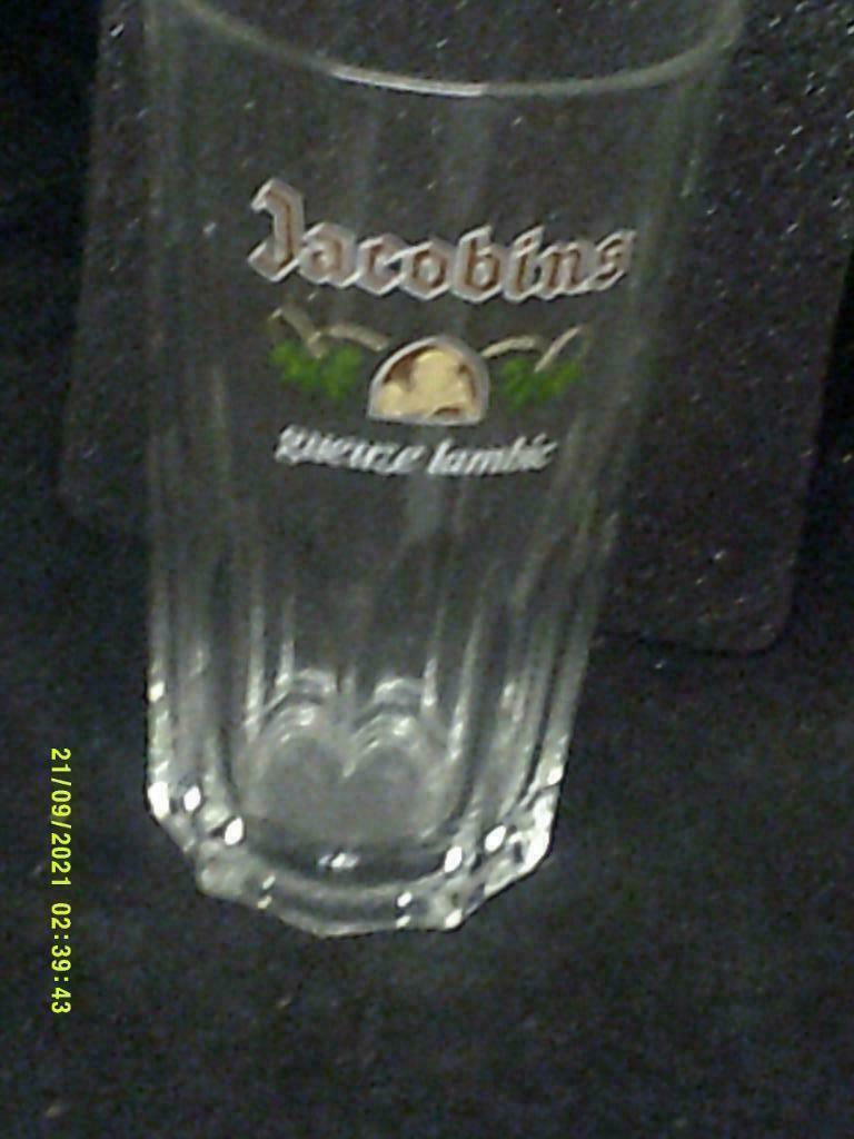 Gueuze.Kriek.Lambic.Jacobins.Moriau.St Pieters Leeuw.D 144, Collections, Marques de bière, Enlèvement ou Envoi, Comme neuf, Verre ou Verres