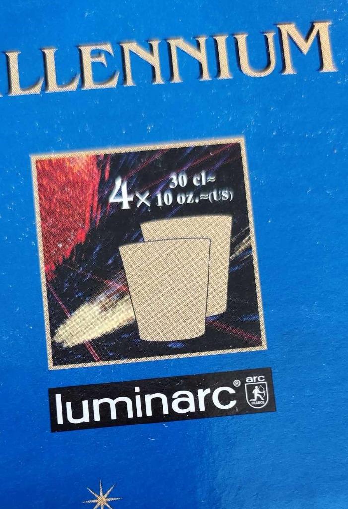 4 Millennium whiskyglazen, Ophalen, Nieuw, Overige typen