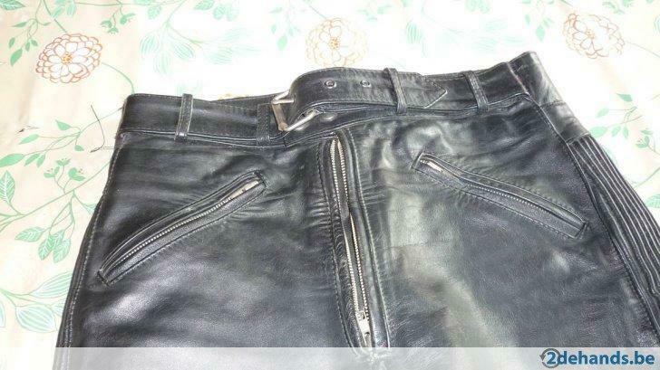 leder motobroek maat 54, Motoren, Ophalen
