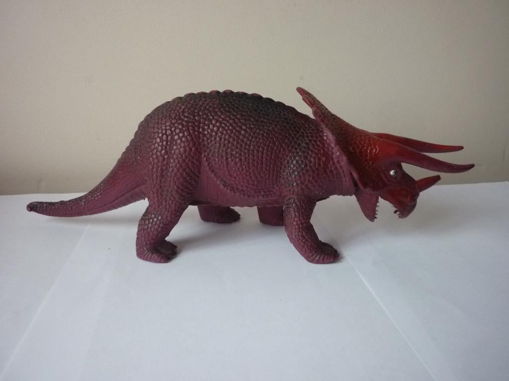 Vintage - Dinosaure Tricératops, Ophalen of Verzenden