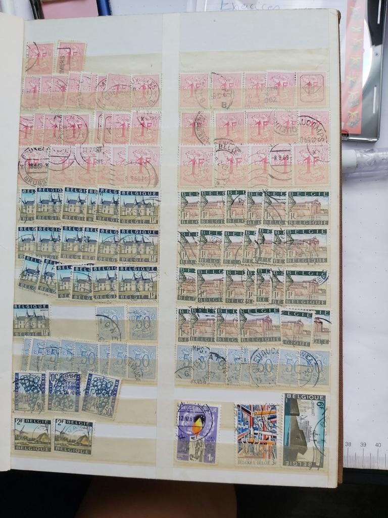 Album timbres Belgique, Timbres & Monnaies, Timbres | Europe | Belgique, Enlèvement ou Envoi