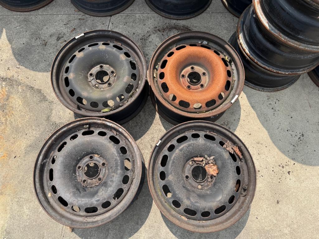 4 jantes en tôle Citroen C5 16 pouces, Enlèvement, Utilisé, Citroën