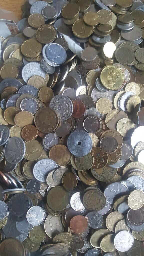 10 kg de monnaies, Enlèvement ou Envoi, Autres pays, Monnaie en vrac