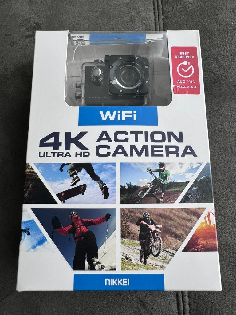 Nikkei 4K ultra HD action camera, Audio, Tv en Foto, Actiecamera's, Nieuw, Overige merken, Ophalen of Verzenden