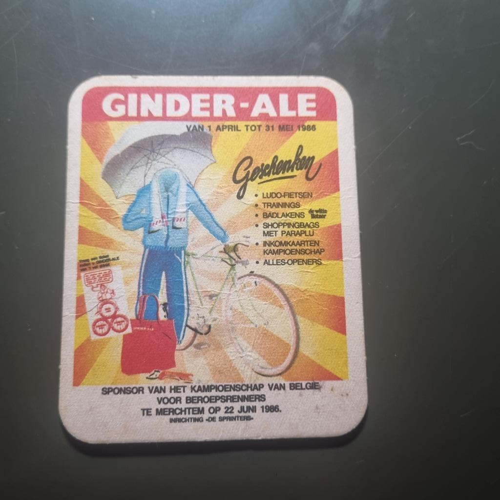 Sous Bock Ginder Ale (modèle 13), Collections, Enlèvement ou Envoi, Utilisé, Sous-bock, Autres marques