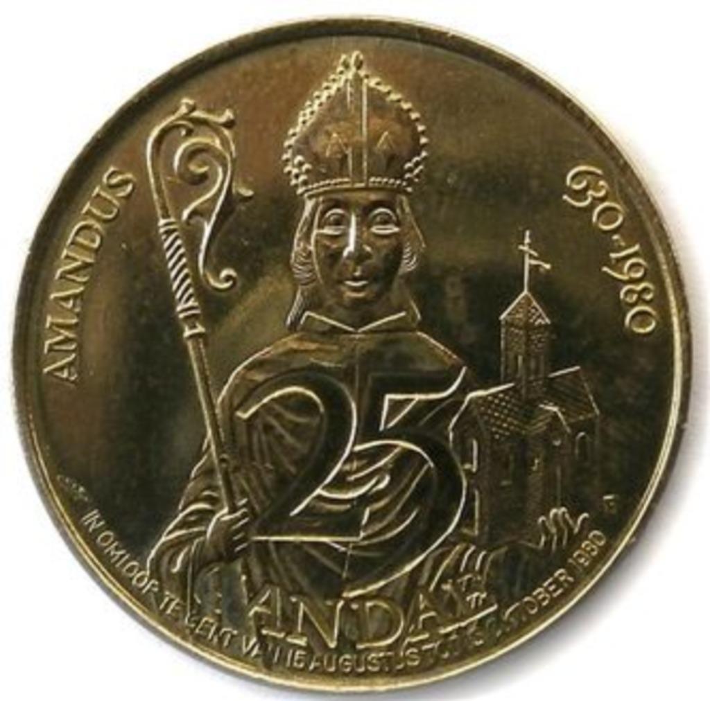 Penning Gent, Amandus, Postzegels en Munten, Ophalen of Verzenden