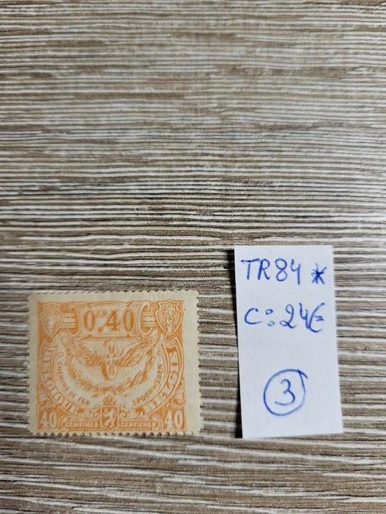 Belgie spoorwegen, Ophalen of Verzenden, Postfris, Met plakker
