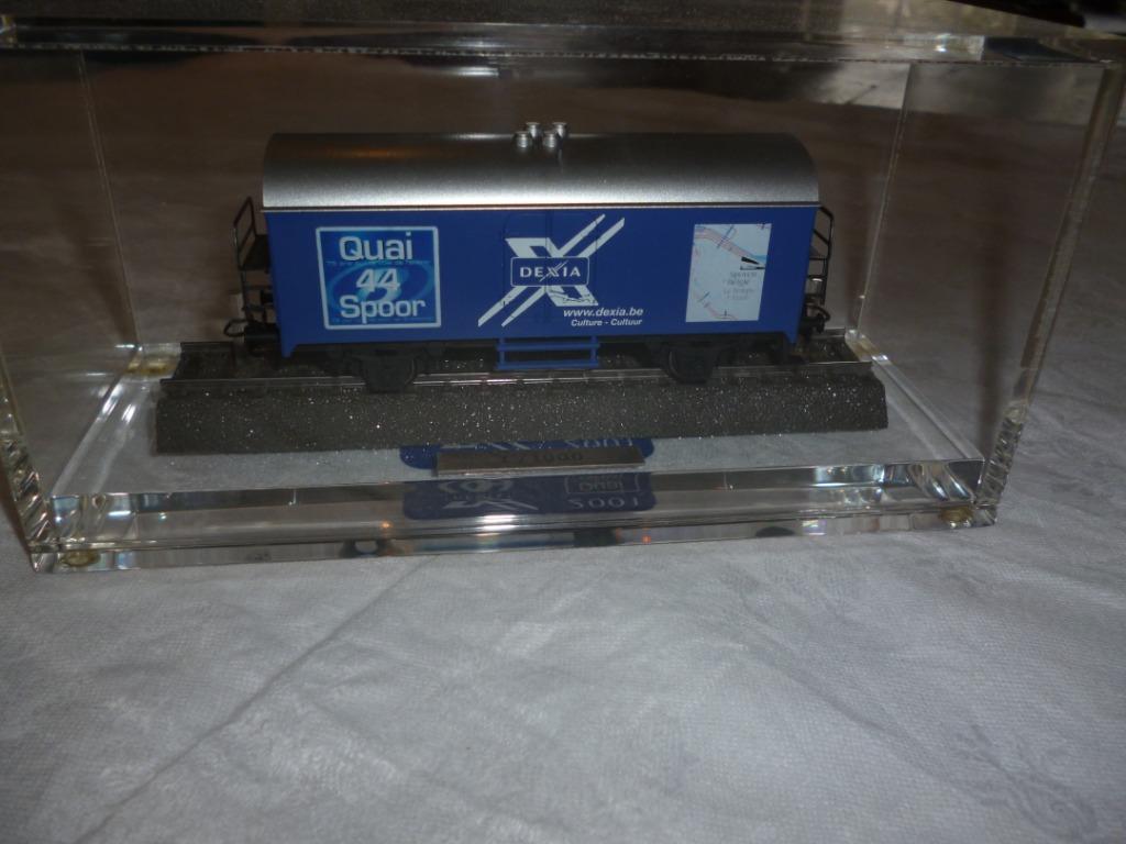 Modeltrein Spoor 44 Dexia 1/1000 miniatuur wagon trein, Ophalen of Verzenden, Wagon
