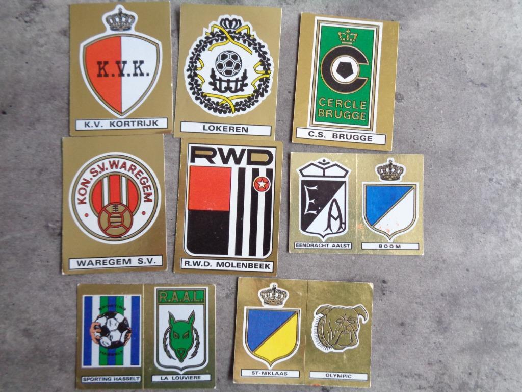 PANINI VOETBAL STICKERS FOOTBALL 81 PLAATJES 8X ANNO 1981 e, Verzenden
