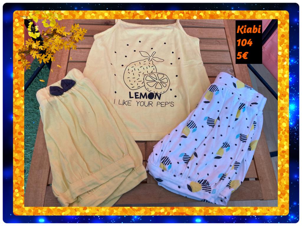 Zomersetje meisje 104. Kiabi, Enfants & Bébés, Vêtements enfant | Taille 104, Kiabi, Enlèvement ou Envoi, Ensemble, Comme neuf