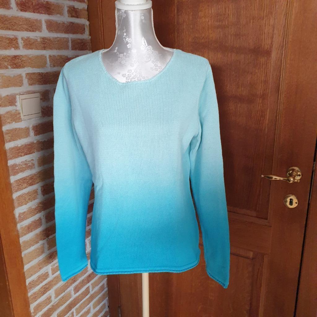 Pull dégradé de turquoise, Camaieu, Enlèvement, Taille 46/48 (XL) ou plus grande