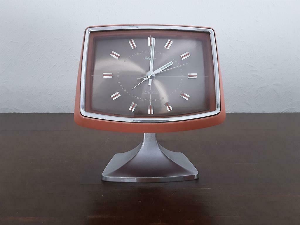 Vintage wekker/klok 2 Jewels., Elektronische apparatuur, Wekkers, Ophalen of Verzenden, Zo goed als nieuw