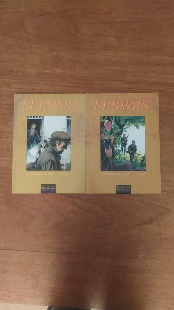 BD Servais La Hache et le Fusil Tome 1 et 2, Neuf, Enlèvement ou Envoi, Série complète ou Série, J-C. Servais