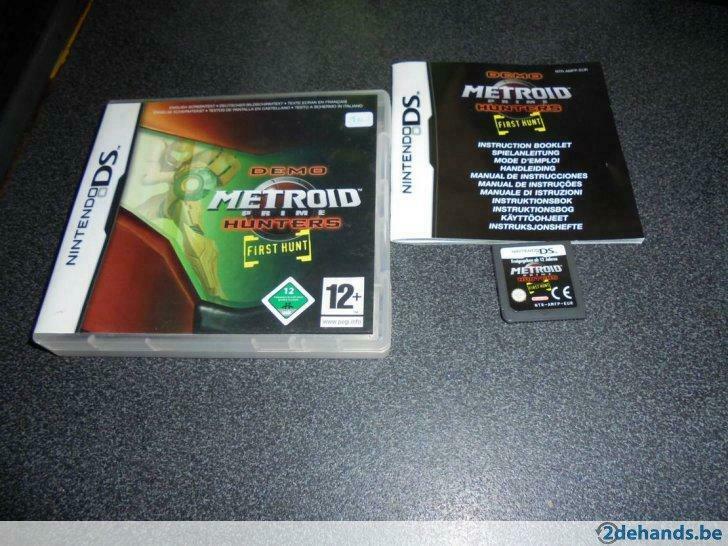 Nintendo DS Demo Metroid Prime Hunters First Hunt (orig-comp, Enlèvement ou Envoi, Utilisé