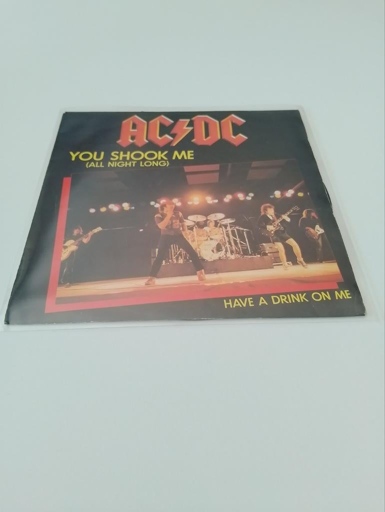 AC/DC - You shook me (all night long), Cd's en Dvd's, Vinyl Singles, Ophalen of Verzenden, Zo goed als nieuw