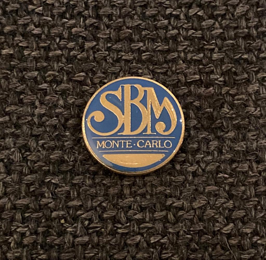 PIN - SBM - MONTE-CARLO - MONACO, Envoi, Utilisé, Autres sujets/thèmes, Insigne ou Pin's