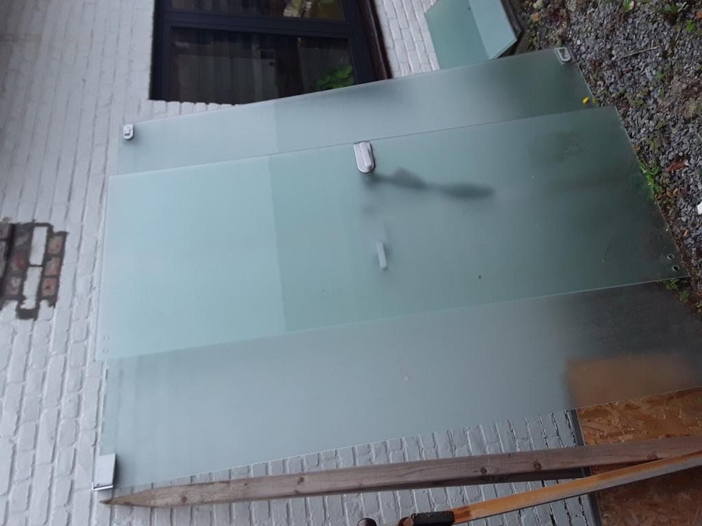 3 serrures et loquets en aluminium sablé, Enlèvement, Comme neuf