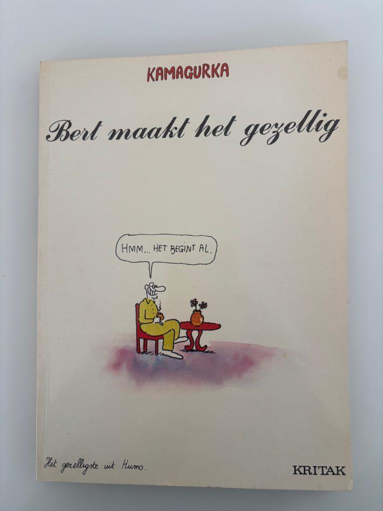 Kamagurka 2 Bert maakt het gezellig, Gelezen, Eén stripboek, Ophalen of Verzenden, Kamagurka