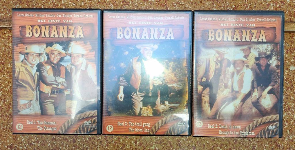 DVD's - Reeks "Het beste van Bonanza", Alle leeftijden, Ophalen of Verzenden, Zo goed als nieuw, Actie en Avontuur