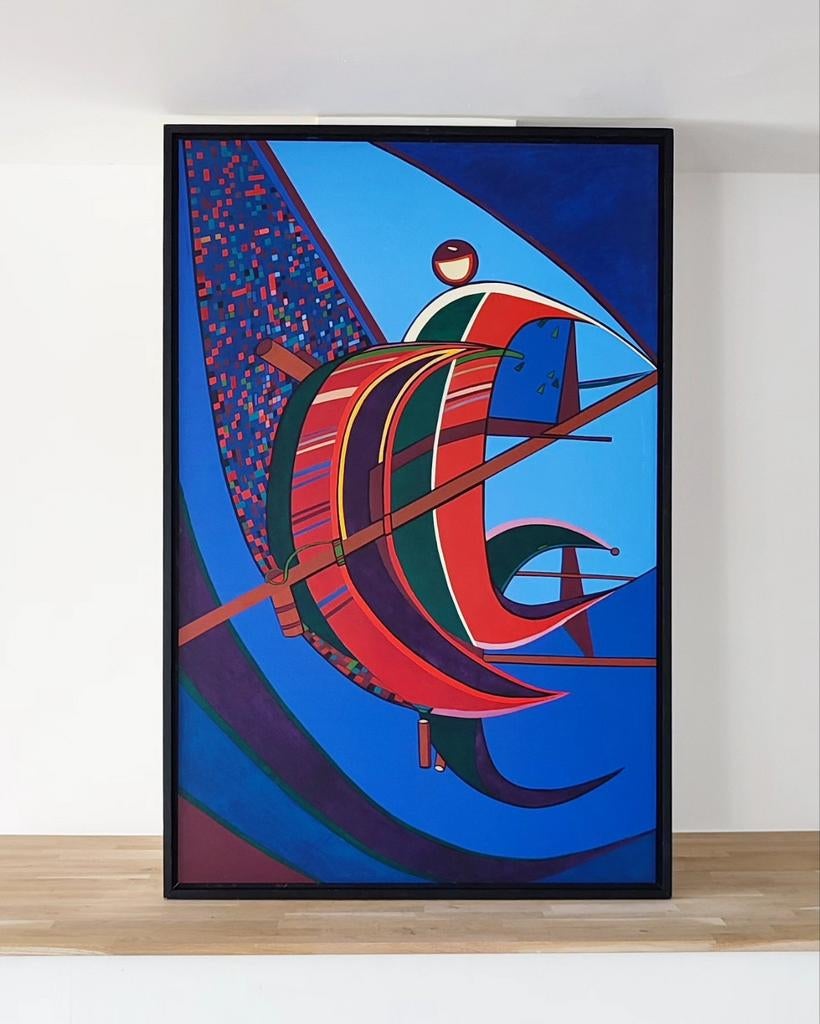 Peinture de Roland Lavianne., Antiquités & Art, Enlèvement ou Envoi