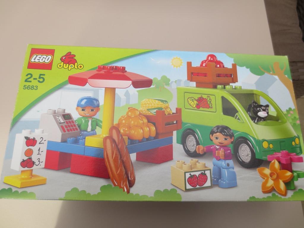 lego duplo marktkraam 5683, Kinderen en Baby's, Speelgoed | Duplo en Lego, Ophalen of Verzenden, Zo goed als nieuw, Complete set