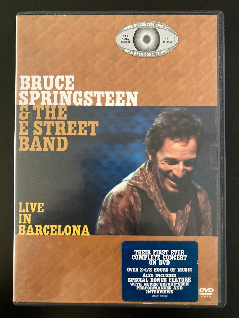 2 x DVD " BRUCE SPRINGSTEEN - LIVE IN BARCELONA ", Alle leeftijden, Ophalen of Verzenden, Gebruikt