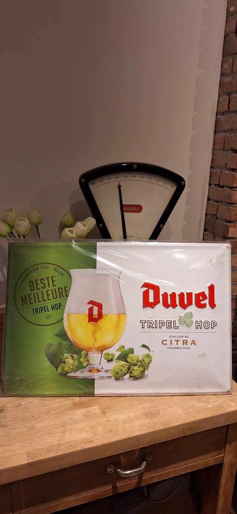 Duvel blikken plaat, Verzamelen, Ophalen, Nieuw, Duvel