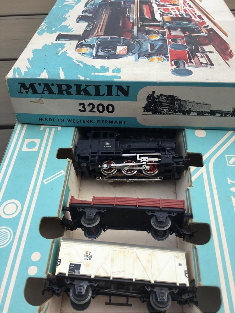 Kit de train Marklin 3200, Enlèvement ou Envoi, Courant alternatif, Utilisé, Set de Trains