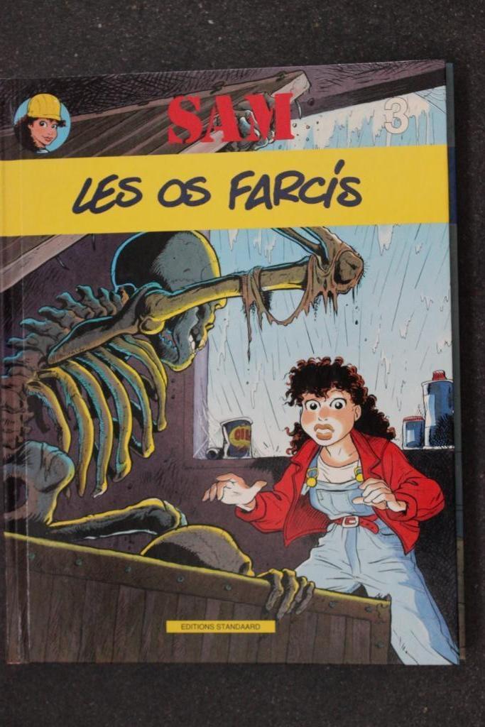 Strip HC Sam 3 - Les os farcis, Boeken, Eén stripboek, Nieuw, Ophalen of Verzenden, Bosschaert - Legendre