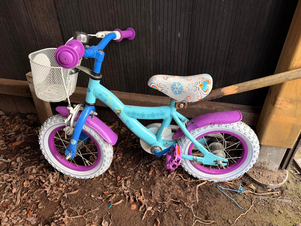 Kinderfiets 12 inch Frozen, Fietsen en Brommers, Ophalen, Zo goed als nieuw