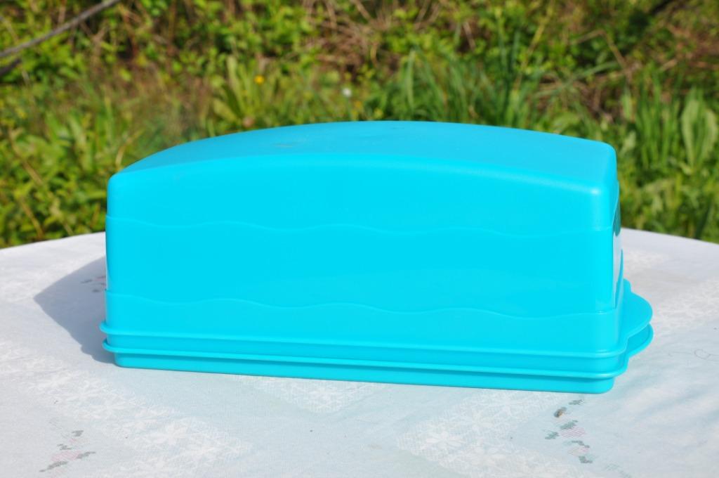boite pour conservation pain carré, Enlèvement ou Envoi, Comme neuf, Bleu, Boîte
