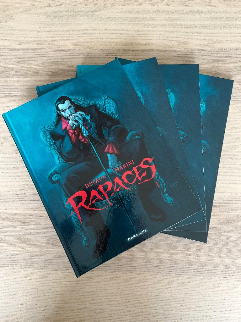 Série BD Rapaces - 4 tomes, Complete serie of reeks, Ophalen of Verzenden, Zo goed als nieuw, Dufaux / Marini